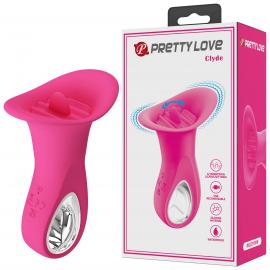 Вібростимулятор PRETTY LOVE Clyde, 12 vibration functions 12 licking settings - 1