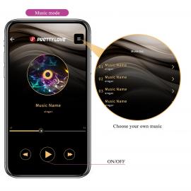 Вибростимулятор PRETTY LOVE - Klay, 10 vibration functions 10 thrusting settings Mobile APP remote c - 6