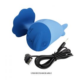 Вибростимулятор PRETTY LOVE Dolphin – Blue - 5