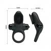 Эрекционное кольцо PRETTY LOVE VIBRANT PENIS RING II Black