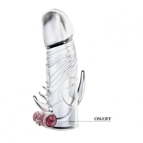 Насадка на пенис с вибрацией Baile Penis Sleeve Vibrating
