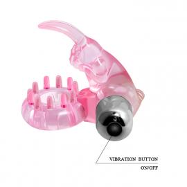 Эрекционное кольцо с вибрацией LOVE RABBIT RING - 5