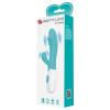 Вибратор с клиторальной стимуляцией Pretty Love Snappy light blue