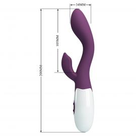 Вибратор PRETTY LOVE Brighty dark purple, 30 function - 6