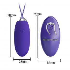 Виброяйцо PRETTY LOVE Jenny - Youth, Wireless remote control - 7