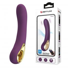 Вібратор Pretty Love Ethan purple, 12 vibration функцій Mobile APP Long-distance Control - 1
