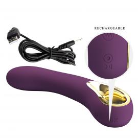 Вібратор Pretty Love Ethan purple, 12 vibration функцій Mobile APP Long-distance Control - 7