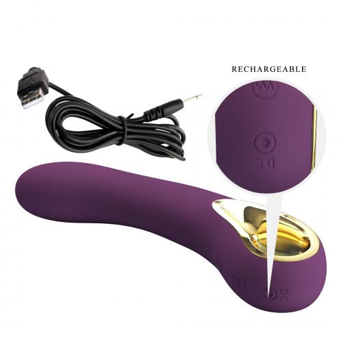 Вибратор Pretty Love Ethan purple, 12 vibration functions Mobile APP Long-distance Control
