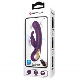 Вібратор PRETTY LOVE Liam purple, 12 vibration functions Mobile APP Long-distance Control - 5
