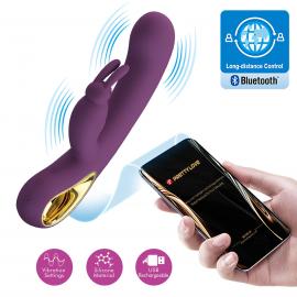 Вібратор PRETTY LOVE Liam purple, 12 vibration functions Mobile APP Long-distance Control - 4