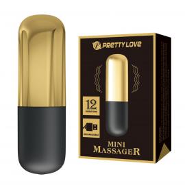 Вібромасажер PRETTY LOVE MINI MASSAGER, 12 vibration functions - 1