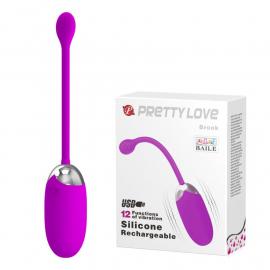 Виброяйцо PRETTY LOVE -BROOK, 12 vibration functions Memory - 1