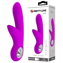 Вібратор PRETTY LOVE CAROL USB PURPLE 7 function