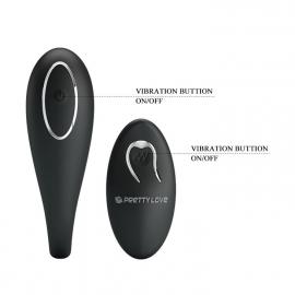 Вібратор PRETTY LOVE ALGERNON USB Black 12 function - 8