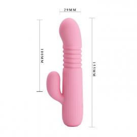 Силіконовий вібратор PRETTY LOVE LEOPOLD 4 Function Vibrations - 5