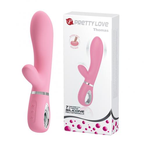 Вибратор PRETTY LOVE THOMAS USB PINK 7 function