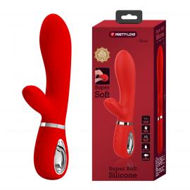 Вибратор PRETTY LOVE THOMAS USB RED 7 function - 1