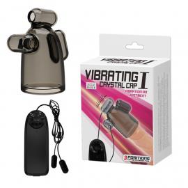 Насадка на пенис PRETTY LOVE VIBRATING CRISTAL CAP I vibration