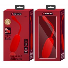 Виброяйцо PRETTY LOVE JULIUS EGG Red 12 function vibrations - 7