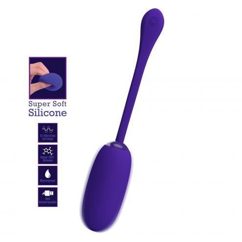 Віброяйце PRETTY LOVE JULIUS EGG Purple 12 function vibrations