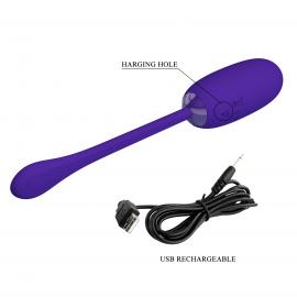 Віброяйце PRETTY LOVE JULIUS EGG Purple 12 function vibrations - 4