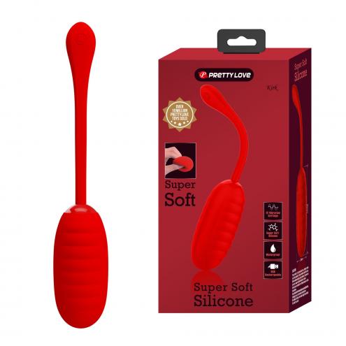 Виброяйцо PRETTY LOVE Kirk Red 12 function vibrations