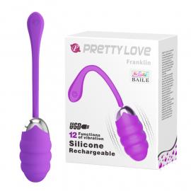 Вібропуля PRETTY LOVE FRANKLIN EGG Purple - 1