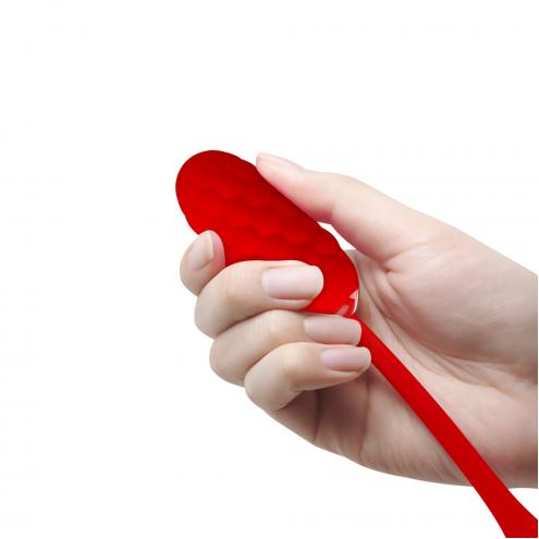 Виброяйцо PRETTY LOVE MARINA EGG Red 12 vibration functions