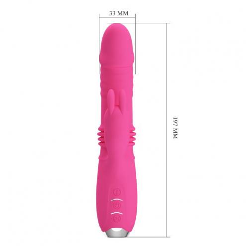 Вібратор PRETTY LOVE DOROTHY USB 3 Thrusting 12 Vibration