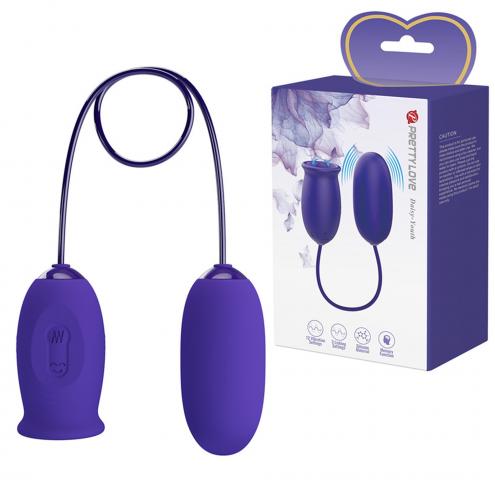 Виброяйцо PRETTY LOVE - Daisy - Youth, 12 vibration functions 3 licking settings Memory function