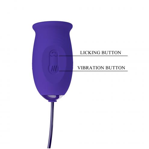 Виброяйцо PRETTY LOVE - Daisy - Youth, 12 vibration functions 3 licking settings Memory function