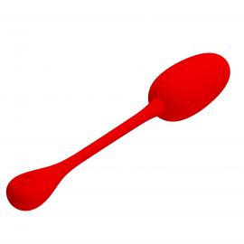 Виброшарик PRETTY LOVE KNUCKER Red, 12 vibration functions Memory function - 4