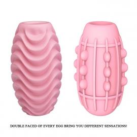 Мастурбатор PRETTY LOVE - Passionate Double-Sided Egg pink - 5