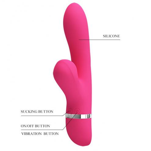 Вибратор PRETTY LOVE - Willow, 7 vibration functions 4 sucking functions