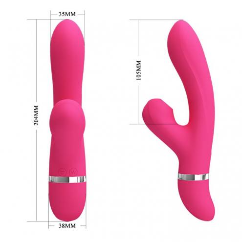 Вибратор PRETTY LOVE - Willow, 7 vibration functions 4 sucking functions
