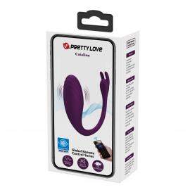 Вібратор для пар PRETTY LOVE Catalina, 12 vibration functions Long-distance Control - 4
