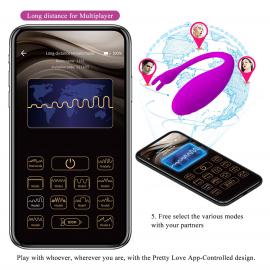 Вібратор PRETTY LOVE Catalina, 12 vibration functions Long-distance Control - 3