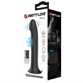 Вібратор PRETTY LOVE Murray BLACK, 12 vibration functions 12 pulse wave settings Suction base - 8
