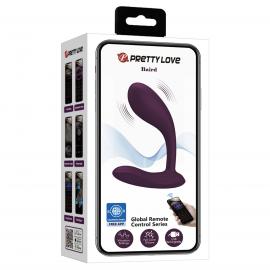 Вібратор PRETTY LOVE Baird Purple, 12 vibration функцій Mobile APP Long-distance Control - 5