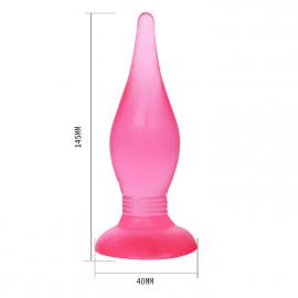 Анальна пробка Butt Plug Pink - 6