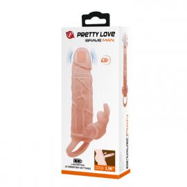Насадка на пенис BAILE BRAVE MAN 10 Vibraton - 1