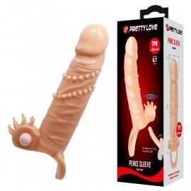 Удлиняющая насадка на пенис PRETTY LOVE PENIS SLEEVE CONNOR - 1