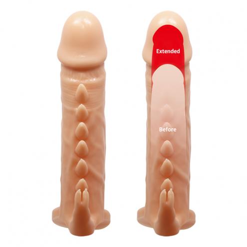 Насадка на пенис Pretty Love Penis Sleeve Emmitt, телесная