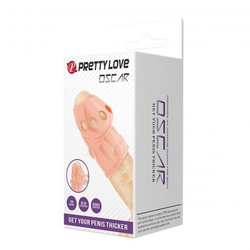 Насадка на пенис PRETTY LOVE - OSCAR, GET YOUR PENIS THICKER, TPR