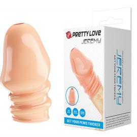 Насадка на пеніс PRETTY LOVE - JEREMY PENIS SLEEVE Flesh - 1