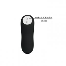 Анальна пробка з вібрацією Pretty Love Vibrating Butt Plug Black - 3