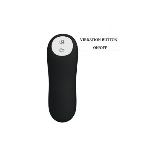 Анальна пробка з вібрацією Pretty Love Vibrating Butt Plug Black