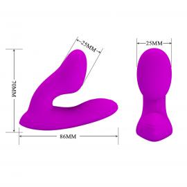 Вібромасажер PRETTY LOVE - Melvin, 12 vibration functions Memory function Wireless remote control - 7
