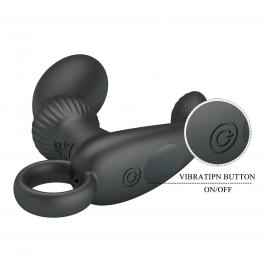 Масажер простати PRETTY LOVE Cayla black, 12 vibration functions - 8