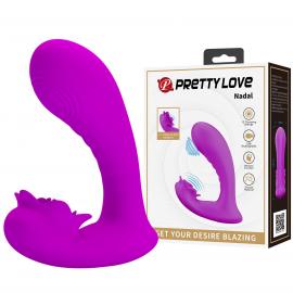 Вібромасажер PRETTY LOVE NADAL, 12 vibration functions 12 thumping functions memory function - 1